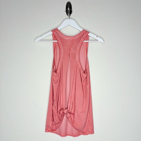 Lululemon All Tied Up Tank *Wash Sublimado Pigment Dye Rustic Coral Size 8 - Picture 6 of 6